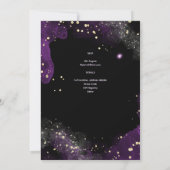 Goth Baby Girl Braut Hexe Ghost Couldron Einladung (Rückseite)