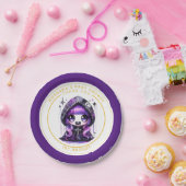 Goth Baby Girl Dusche von Crow Vielen Dank Pappteller (Party)