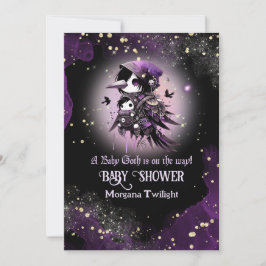 Goth Baby Girl geliefert von Crow Moonlight Einladung