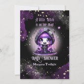 Goth Baby Girl geliefert von Crow Moonlight Einladung (Vorderseite)