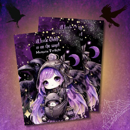 Goth Baby Girl geliefert von Crow Moonlight Einladung