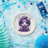 Goth Baby Girl Shower Bat Vampire Vielen Dank Pappteller (Party)