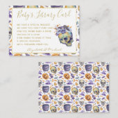 Goth Baby Library Book Request Skulls Halloween Begleitkarte (Vorne/Hinten)