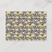 Goth Baby Library Book Request Skulls Halloween Begleitkarte (Rückseite)