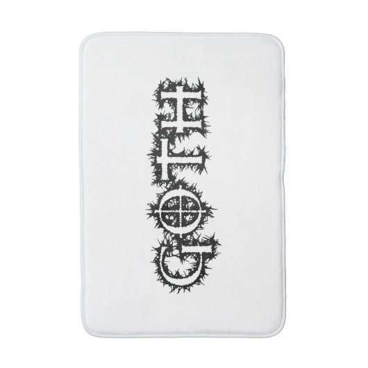 Goth Badematte (Vorderseite Vertikal)