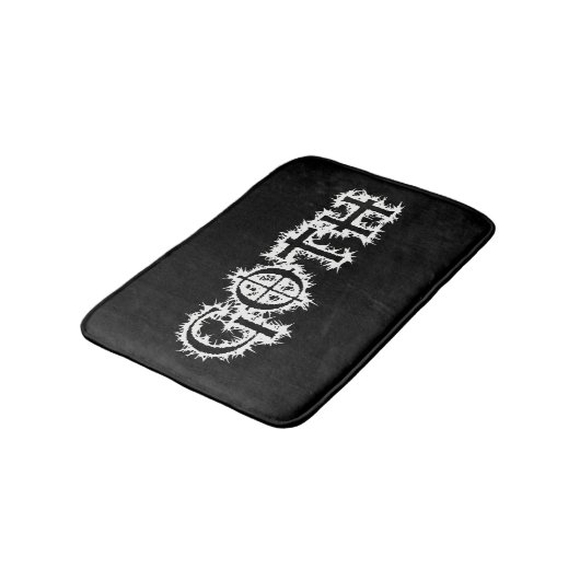 Goth Badematte (Schrägansicht)