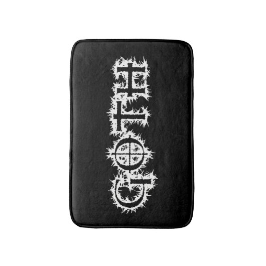 Goth Badematte (Vorderseite Vertikal)