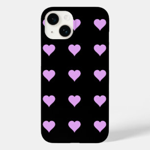 Goth Black and Pink Heart Design Case-Mate iPhone Hülle