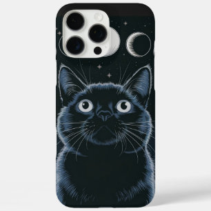 Goth Black Cat, Goth Gift, Hexenhour Black Cat iPhone 16 Pro Max Hülle