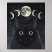 Goth Black Cat, Witzhour Black Cat Poster (Vorne)