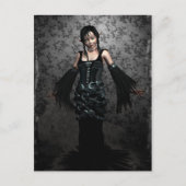Goth Black Postcard Postkarte (Vorderseite)