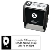 Goth Black Rose Dripping Blood Macabre Permastempel (Beispiel)