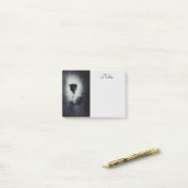 Goth Black Rose Dripping Blood Macabre Post-it Klebezettel (Auf Schreibtisch)