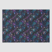 Goth Boho Glitzer Pattern Tissue Paper Seidenpapier (Vorderseite)