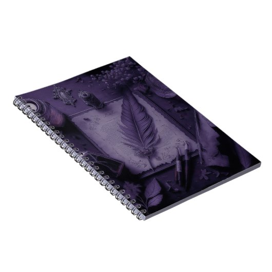 Goth book cover Notebook Notizblock (Rechte Seite)