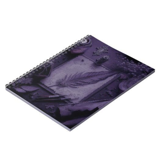 Goth book cover Notebook Notizblock (Linke Seite)