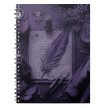 Goth book cover Notebook