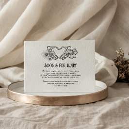 Goth Books for Baby Shooting Skull & Blume Begleitkarte