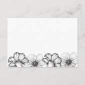 Goth Books for Baby Shooting Skull & Blume Begleitkarte (Rückseite)