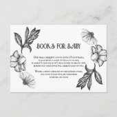 Goth Books for Baby Showtätowierungen Blume Begleitkarte (Vorderseite)