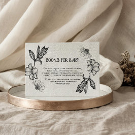 Goth Books for Baby Showtätowierungen Blume Begleitkarte