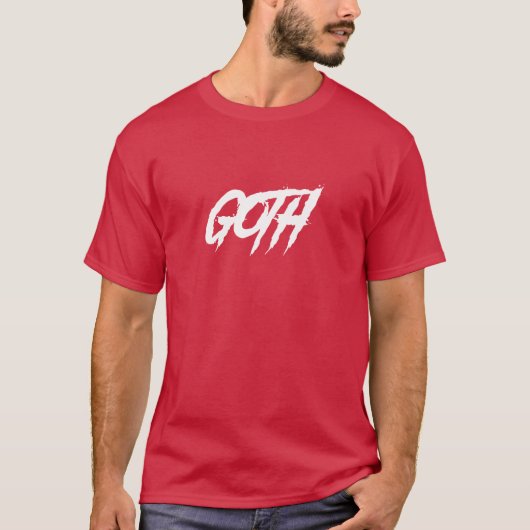 Goth Boy Clique Goth Freund T-Shirt (Vorderseite)