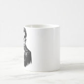 Goth Bride and Groom Day of Death Skeleton Art Kaffeetasse (Mittel)