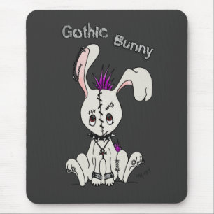 Goth Bunny Mousepad