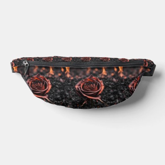 Goth Burnt Rose und Ashes Bauchtasche (Ablage )