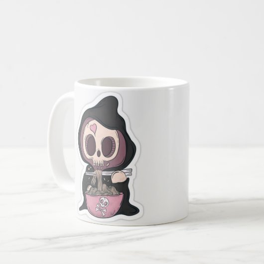 Goth But Hungry Foodie Coffee Mug Kaffeetasse (Vorderseite Links)