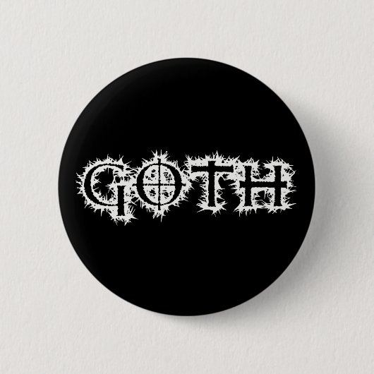 Goth Button (Vorderseite)