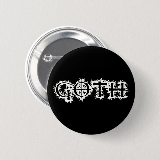 Goth Button (Vorne & Hinten)