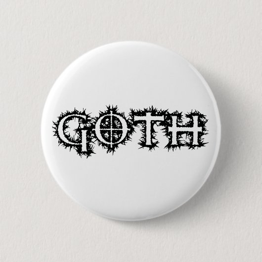 Goth Button (Vorderseite)