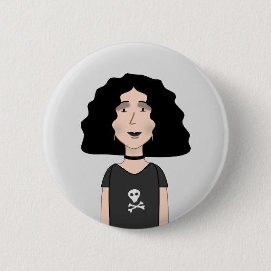Goth Button (Vorderseite)