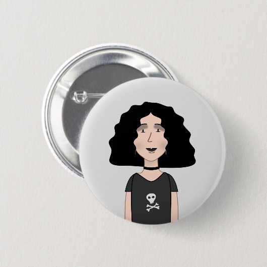 Goth Button (Vorne & Hinten)