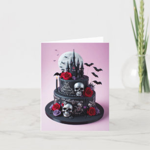 Goth Cake Feiertagskarte