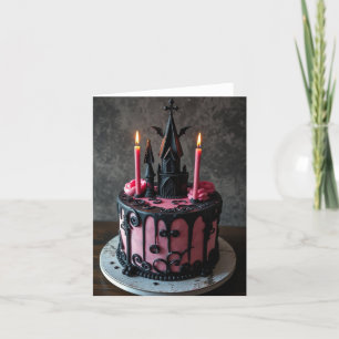 Goth Cake Feiertagskarte