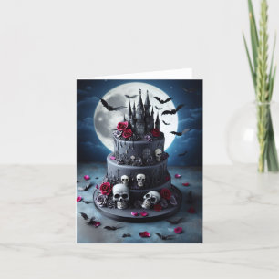 Goth Cake Feiertagskarte