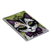 Goth Cat Notizblock (Rechte Seite)