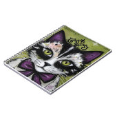 Goth Cat Notizblock (Linke Seite)