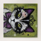 Goth Cat Puzzle (Horizontal)