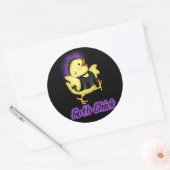 Goth Chick Runder Aufkleber (Umschlag)