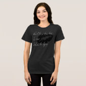 Goth Chicks Liebe Black Lips Halloween Spaß Tri-Blend Shirt (Vorderseite voll)