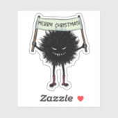 Goth Christmas Character Evil Bug Aufkleber (Blatt)