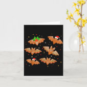 Goth Christmas Shirt For Kids, Soky Cute Bat Ginge Karte (Gelbe Blume)