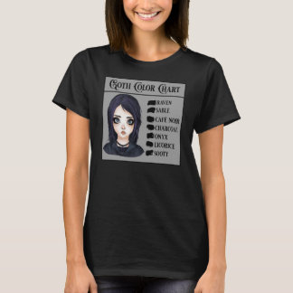 Goth Color Chart T-Shirt
