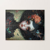 Goth Creepy Niedlich Girl Gothic Puzzle (Horizontal)
