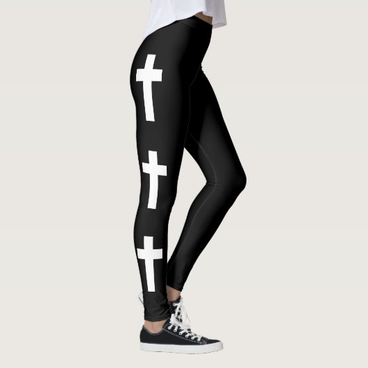 Goth Cross Mode Leggings (Rechts)