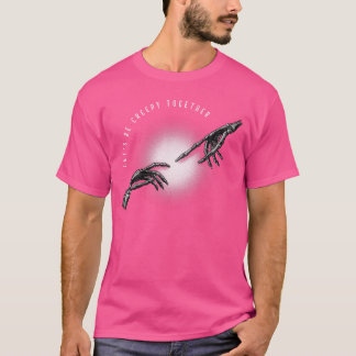 Goth Dark Art Punk Okkult Horror Lasst uns Creepyo T-Shirt