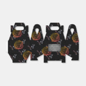 Goth Dark Crimson Rose Custom Geschenkschachtel (Ungefaltet)